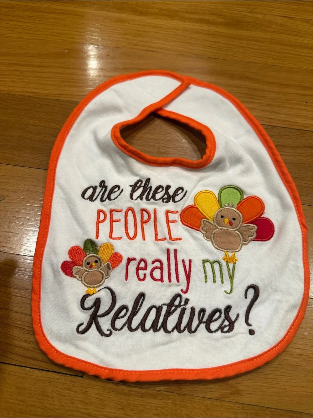 Baby Essentials 3 Thanksgiving bibs .